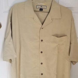 Men's Medium Tommy Bahama Silk Short Sleeved Shirt